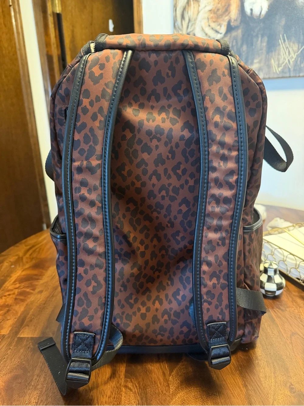 ITZY RITZY ‘BOSS PLUS’ LARGE LEOPARD DIAPER BAG